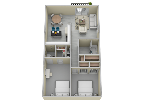 2 Bedroom 2 Bathroom